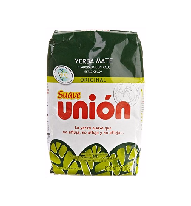 Union Yerba Mate Con Palo (Suave) 1kg / 2.2lb 2 Pack