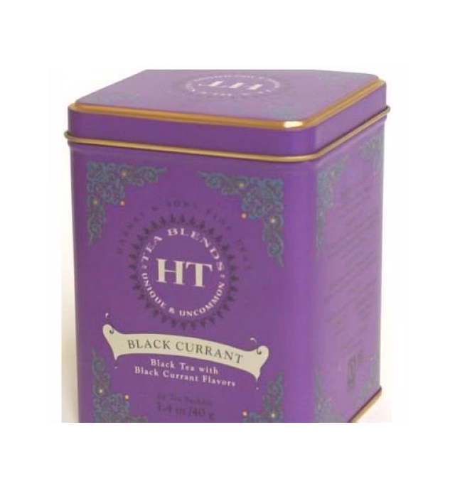 Harney & Sons Black Currant, 20 - Tea Sachets, 1.4 oz, (Pack of 4)