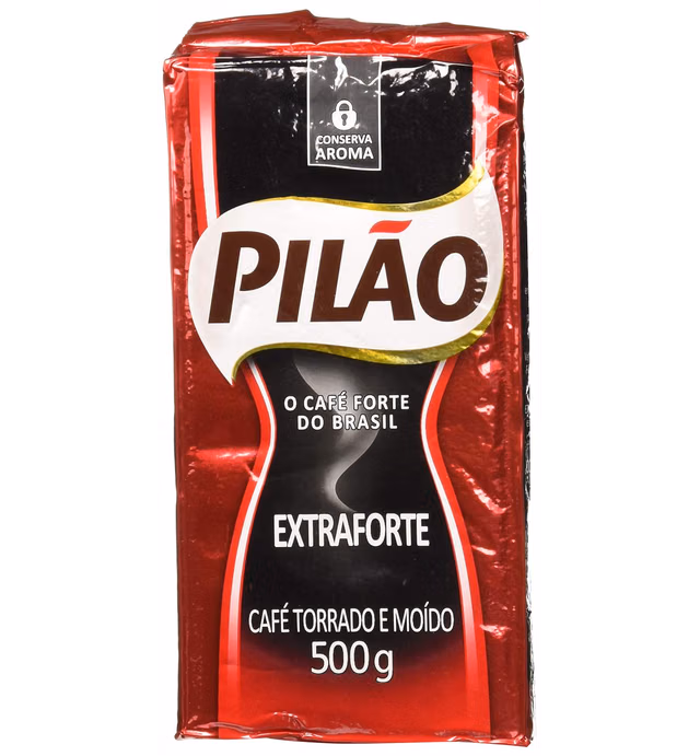 Café Pilão Extraforte (Extra Strength Coffee) 500 Grams
