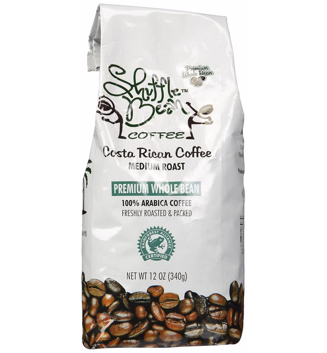 Shuffle Bean Medium Roast Whole Bean Coffee