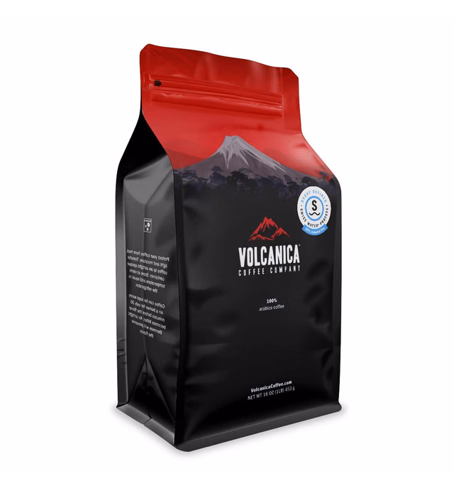 Costa Rican Decaf Tarrazu Coffee, Ground, Swiss Water Processed, Rainforest Certified, Fresh Roasted, 16-ounce