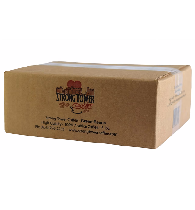 Strong Tower Coffee - 100% Arabica El Salvador Green Coffee Beans (unroasted) (5 lb)