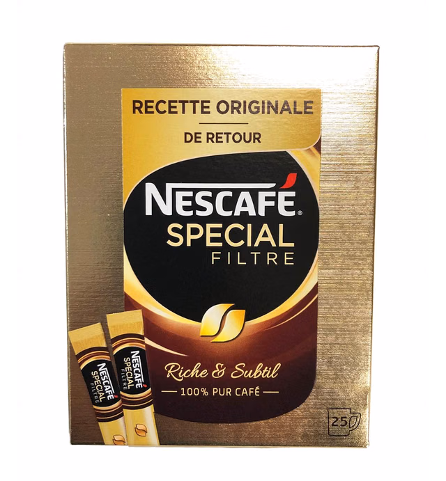 Nescafe Instant Coffee Sticks Special Filter Crema (25 sticks)