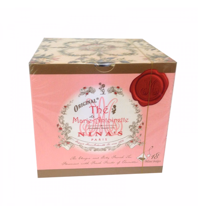 Nina's of Paris,Tea L'original Marie-Antoinette, Box of 10 Tea Bags in Decorative Nina's Box