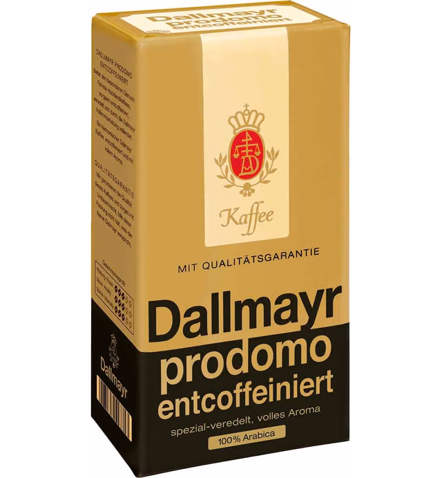 Dallmayr Decaffeinated Ground Coffee, 17.6 Ounce