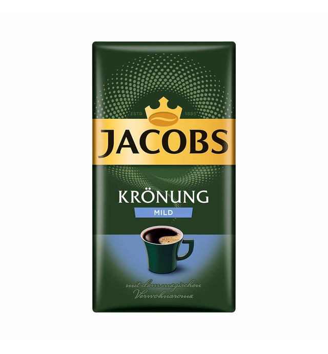 Jacobs Kronung Mild Ground Coffee 500 Gram / 17.6 Ounce (Pack of 1)