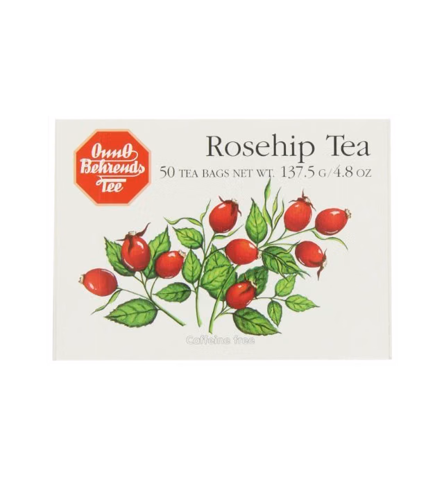 Onno Behrends Rosehip Tea, 4.8-Ounce Boxes (Pack of 5)