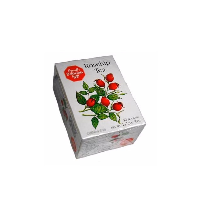 Onno Behrends Rosehip Tea, 50 tea bags (4.8oz) - pack of 4