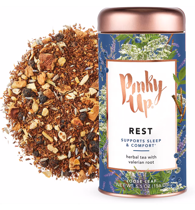 Pinky Up Rest Tins Loose Leaf Tea, 5.5 oz / 156 g, White