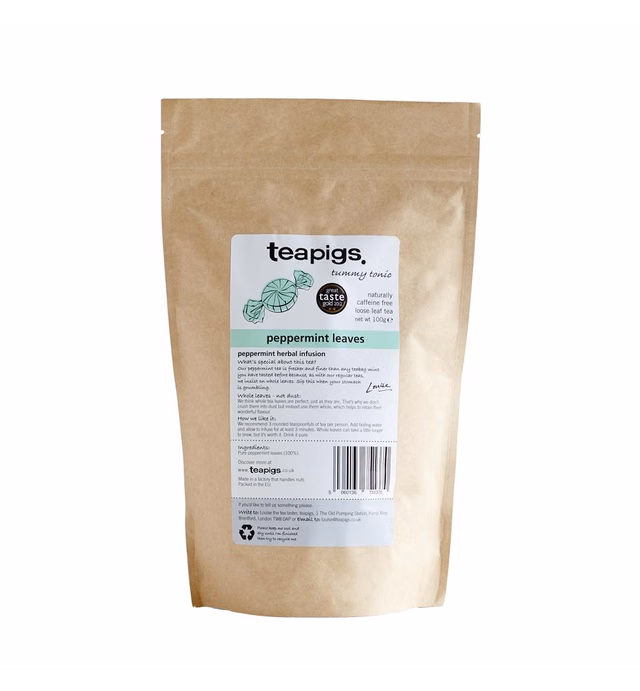 Teapigs Peppermint Leaves Loose Tea Made With Whole Leaves (1 Pack Of 100g)
