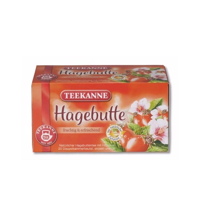 3x Teekanne (Hagebutte) rosehip (each box 20 tea bags)
