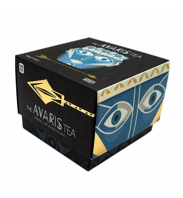 Sparoza - The Avaris Tea - Greek Herbal Tea - 40g of Loose-Leaf Handcrafted Herbal Tea in a Tin | The Perfect Gift