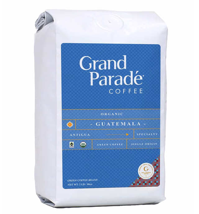 Grand Parade Coffee, 3 Lbs Unroasted Green Coffee Beans - Organic Guatemala Antigua SHG EP Single Origin - Grade 1 Specialty Arabica