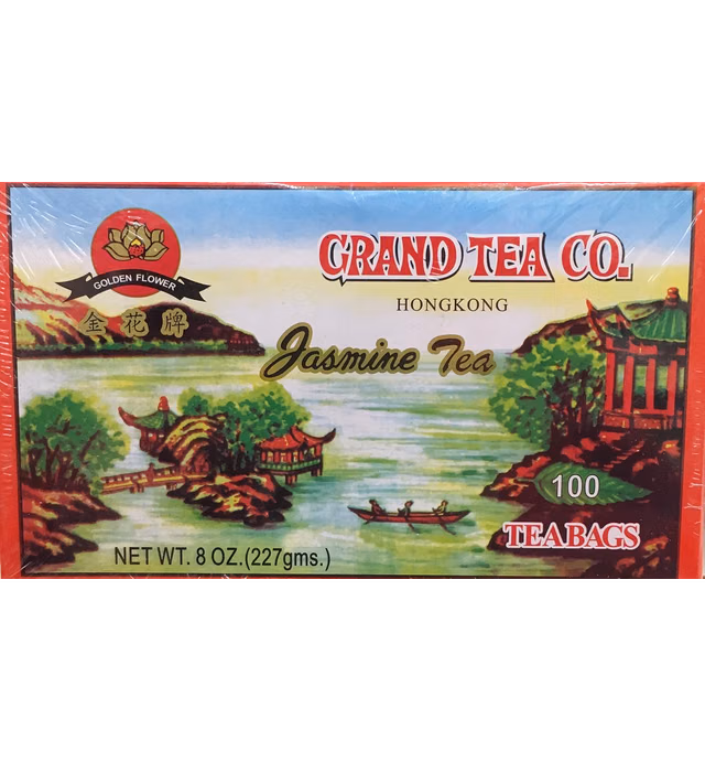Grand Tea Co. Jasmine Tea, 100 Tea Bags