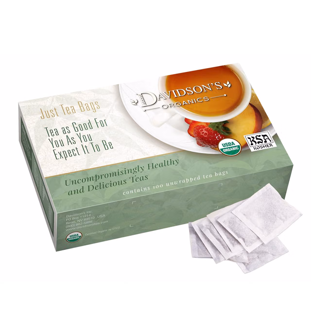 Davidson's Organics, Ayurvedic Infusions, Detox, 100-count Unwrapped Tea Bags