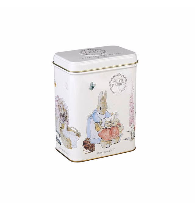 New English Teas Beatrix Potter Peter Rabbit Flopsy Bunnies Tea Tin with 40 English Afternoon Teabags