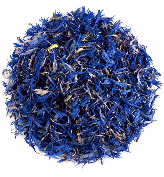 Scash Blue Cornflower Petals - Dried And Grown Culinary-grade - Herbal Flower Buds For For Tea Blends & Decoration (Centaurea Cyanus) (3.5 Oz/ 100 Grams)