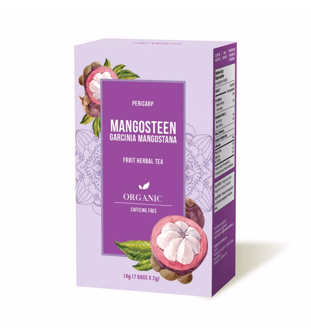 Mustika Ratu Organic & NON GMO Certified Mangosteen Pericarp Fruit Herbal Tea 5 boxes of 7 (35count)