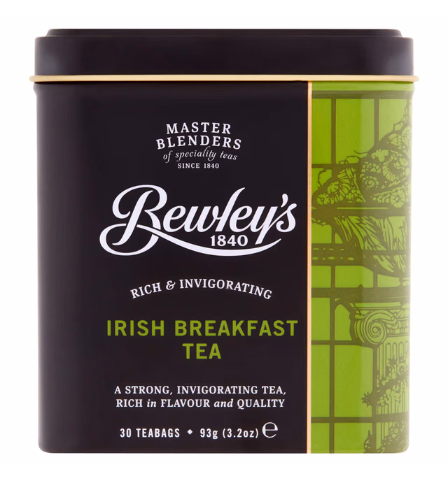 Bewley's Irish Breakfast Tea Tin, 30-Count
