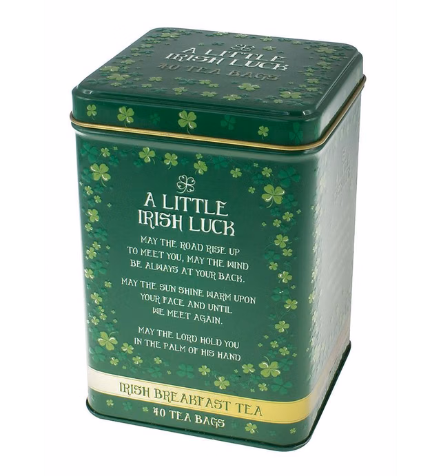 A Little Irish Luck Irish Breakfast Tea Tin