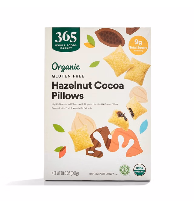 365 by Whole Foods Market, Organic Hazelnut Cocoa Pillows, 10.6 Ounce