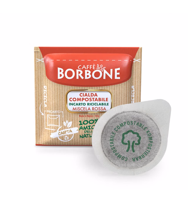 Caffe Borbone ESE Espresso Coffee Pods - Miscela Rossa (Red) - 150 Count