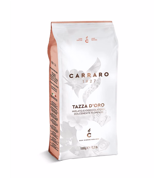 Carraro Tazza D'oro Italian Coffee Beans 2.2lbs/ 1kg (1)