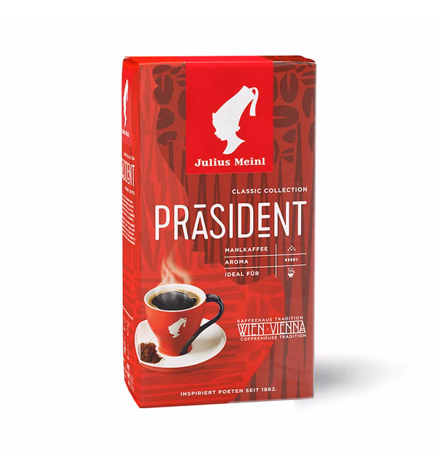 Julius Meinl President Medium Roast Ground Coffee 500gr/17.6 oz