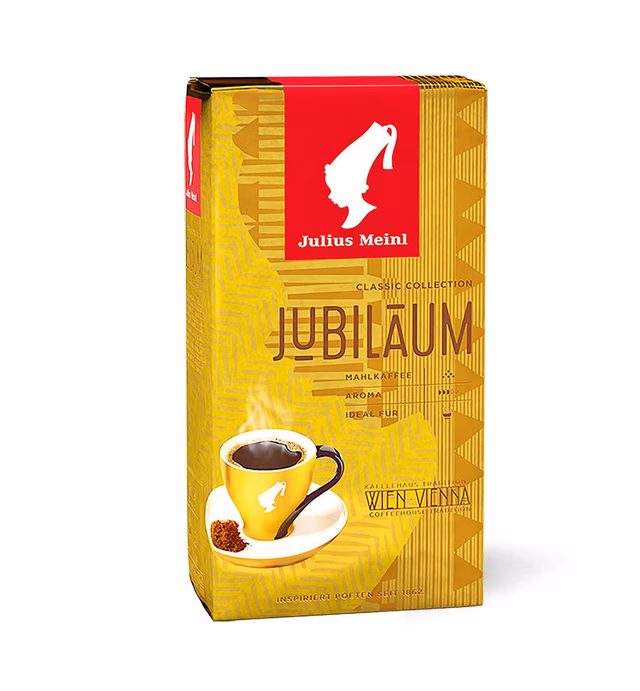 Julius Meinl, Medium Roast Ground Coffee, Imported Viennese "Jubilaum Blend", Fair Trade and Kosher, 500g/17.6oz