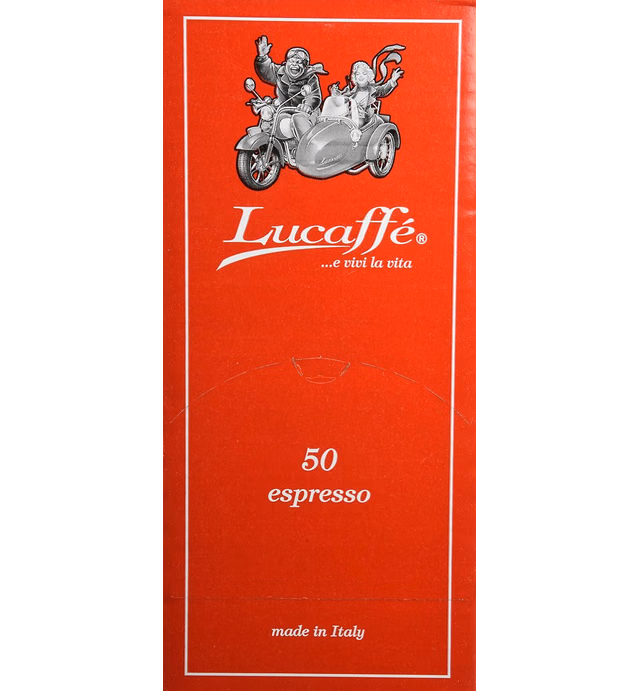 50 Lucaffe' Classic ESE Espresso Pods in Bulk Packaging (pack of 1)