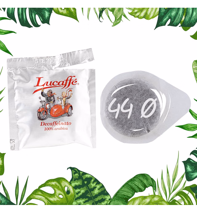Lucaffe Decaf 100% Arabica ESE 150 Espresso Pods