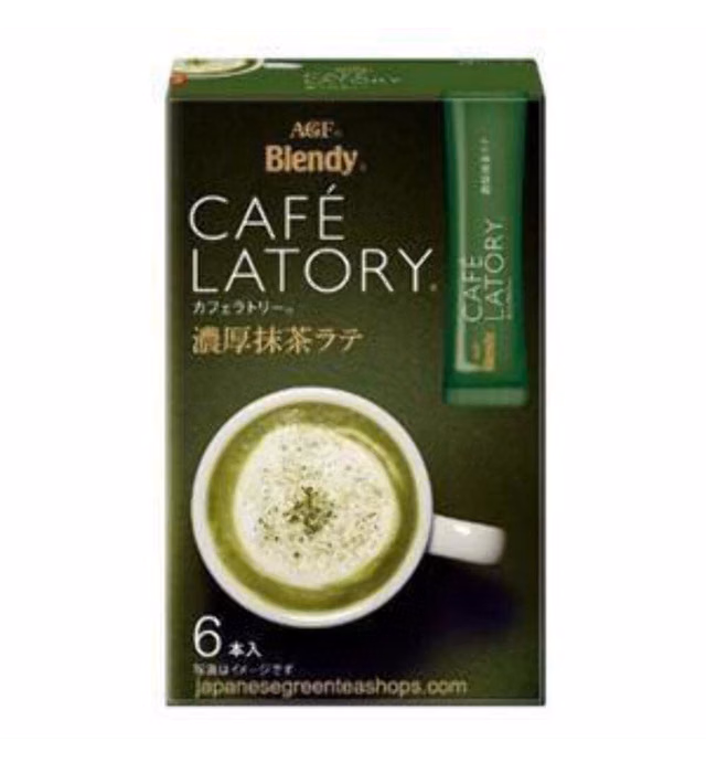 Blendy CAFE LATORY Rich Matcha Latte 13g x6sticks(import japan)