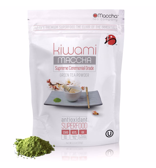 iMaccha Matcha Green Tea Powder Ceremonial Grade from Japan (3.5 oz) First Harvest -Kiwami