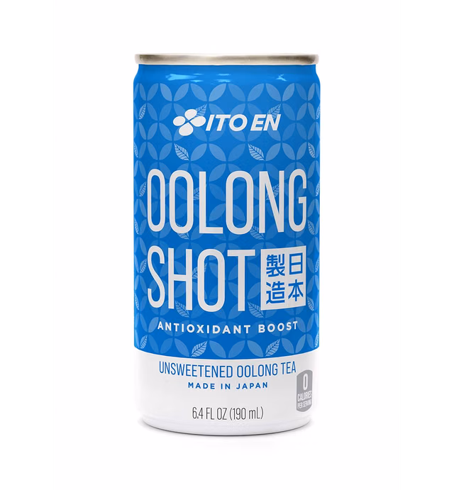 Shot 6.4 Ounce Unsweetened Zero Calories, Caffeinated Oolong 6.4 Fl Oz (Pack of 30) 192.0 Fl Oz