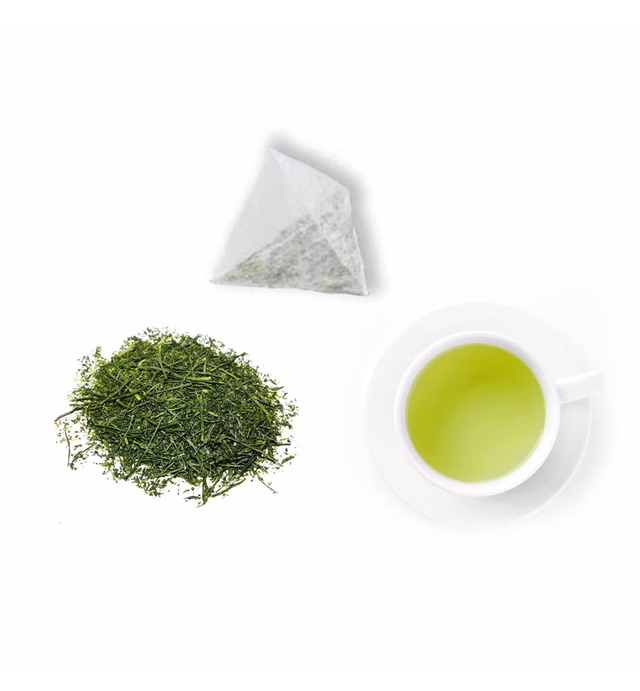 Aracha Loose Leaf Japanese Green Tea (100 Pack) – Authentic All-Natural Vegan Highest Grade Organic Green Tea Bags – Mild Taste and Rich in Antioxidants