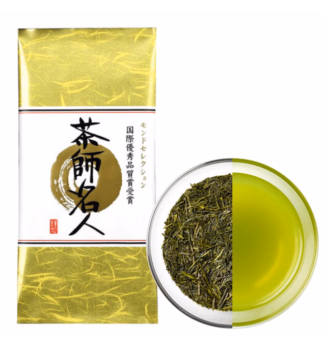 Monde selection Gold Grade -Tea Master -Premium Fukamushi Deep steamed green tea -Loose leaf 70g/2.4oz -from Shizuoka Japan | Japanese Tea KIMIKURA