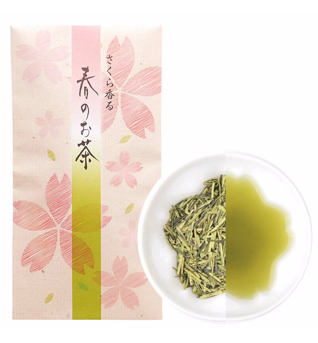 SAKURA Green Tea Unsweetened -Cherry blossom Tea from JAPAN | Japanese Tea KIMIKURA