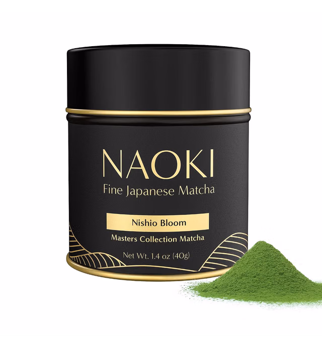 Naoki Matcha Nishio Bloom Masters Collection Matcha – Authentic Japanese Ceremonial Grade Matcha Green Tea Powder from Nishio, Japan (40g / 1.4oz)