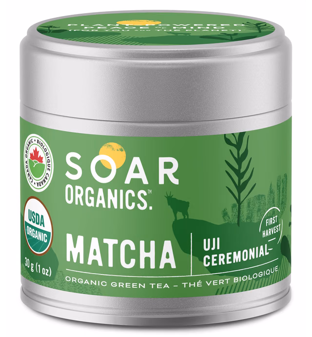 Soar Organics - Organic Japanese Matcha Green Tea Powder - Ceremonial Grade (1 Ounce)