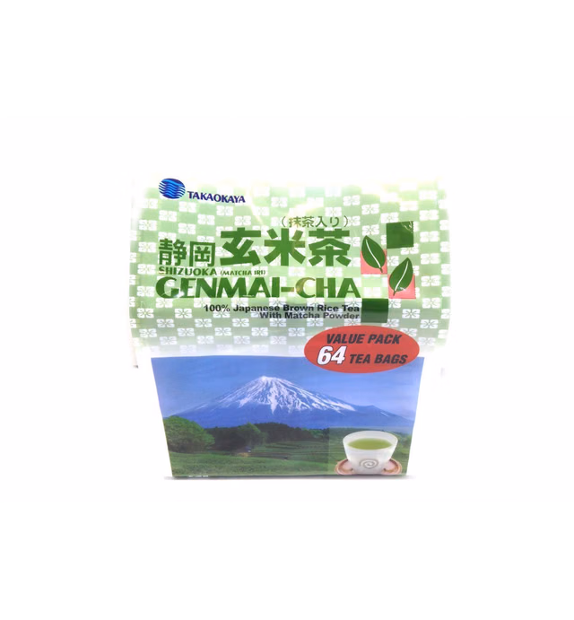 Shizuoka Matcha Genmai-cha (100% Japanese Brown Rice Tea (Pack of 1)