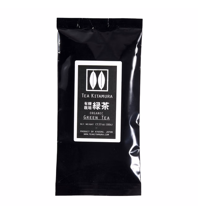 Organic Single-origin Japanese Green Tea (Ryoku-cha) Loose Leaf 3.52oz (100g) Original Blend by Tea Kitamura