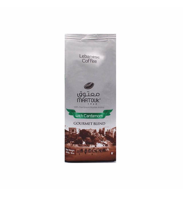 Maatouk Lebanese Coffee with Cardamon Gourmet Blend, 16 Ounce