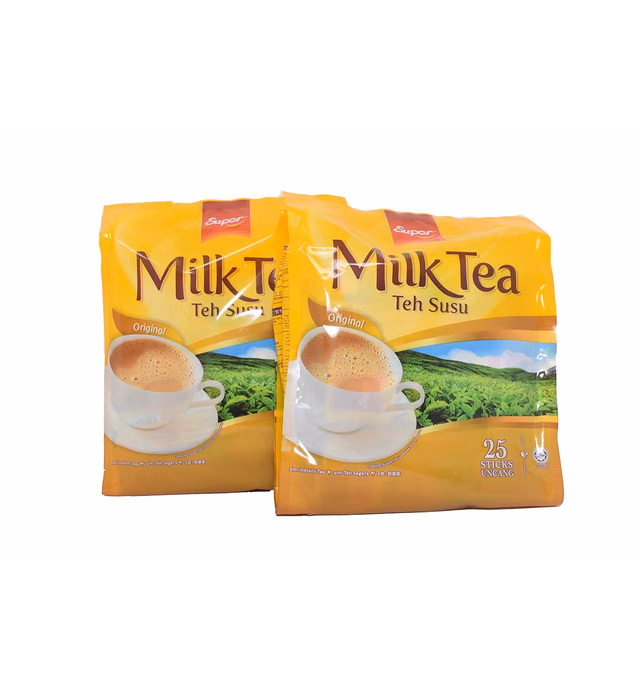 SUPER Milk Tea Original 2 Packs (Total 50 sticks)