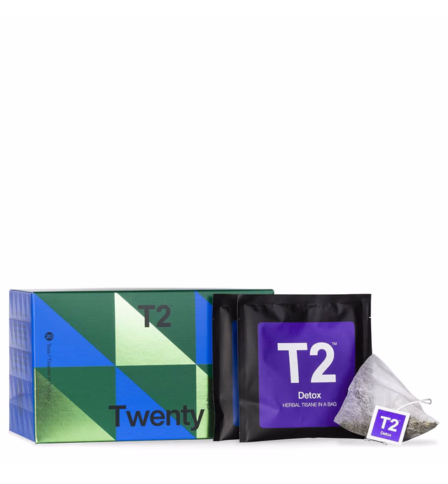 T2 Tea Twenty Teabag Gift Pack Of 20 Bag Sachets Oz, Assorted, 1.5 Ounce