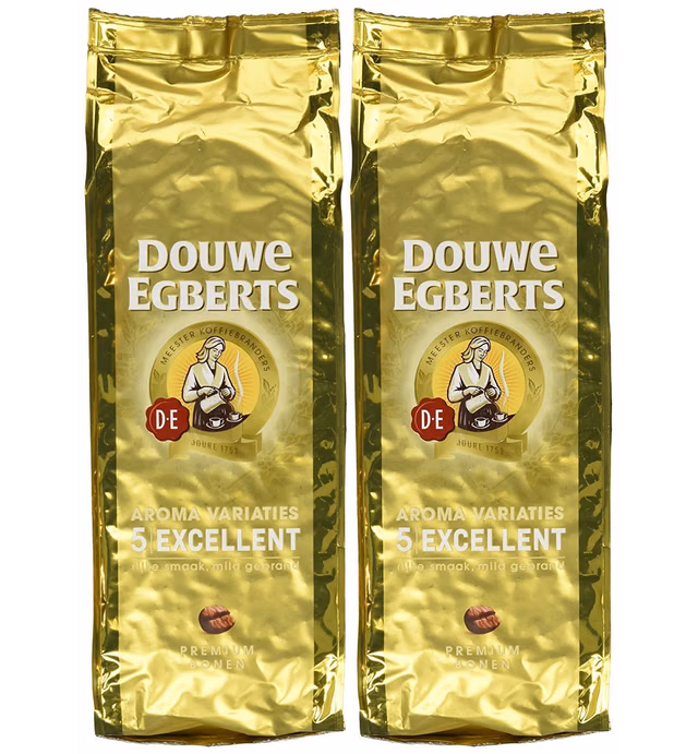 Douwe Egberts Excellent Aroma Whole Bean Coffee 17.6 Oz (Pack of 2)