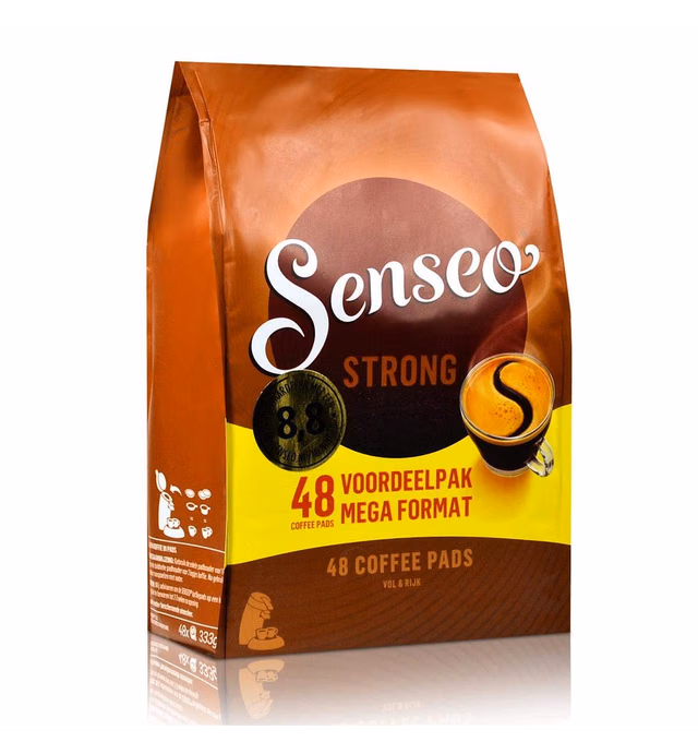 Douwe Egberts, Senseo, Strong Roast, 48 Pods/Pads, Full and Rich Coffee…