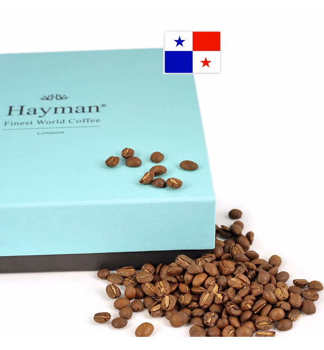 Hayman Coffee, 100% Panama Geisha Coffee Beans, Whole Bean Coffee Medium Roast, Fresh Coffee Beans, 7 Ounces/200 grams (Pack of 1) | Panama Coffee, Gesha Coffee
