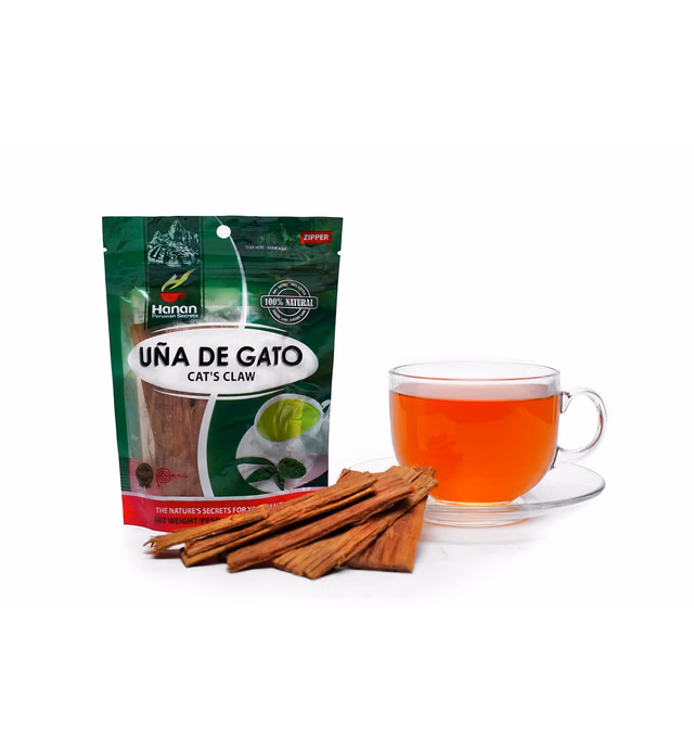 Hanan Peruvian Secrets Una De Gato Herbal Tea | 100% Natural Cat’s Claw Bark | 2.82oz / 80g | Naturally Aids in Supporting a Healthy Immune System