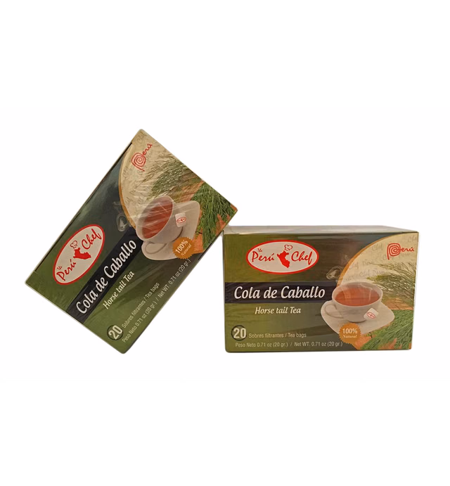 2 Boxes Horse Tail Tea/Te Cola de Caballo 20 tea Bags Count