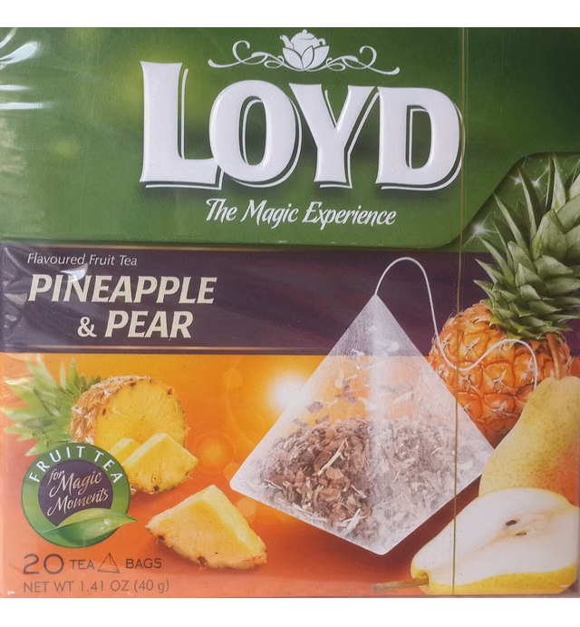 Loyd the Magic Experience Flavoured Fruit Tea Pineapple & Pear 20 teabags